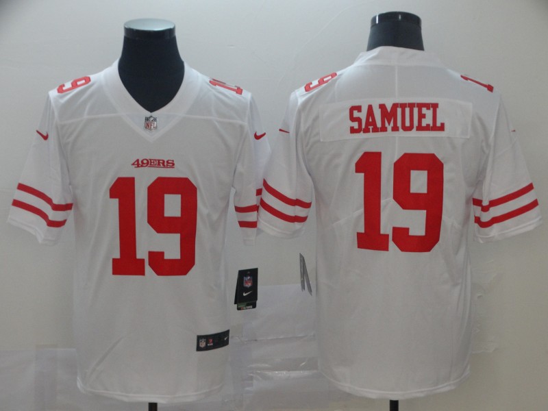 Men's San Francisco 49ers #19 Deebo Samuel White Vapor Untouchable Limited Stitched NFL Jersey